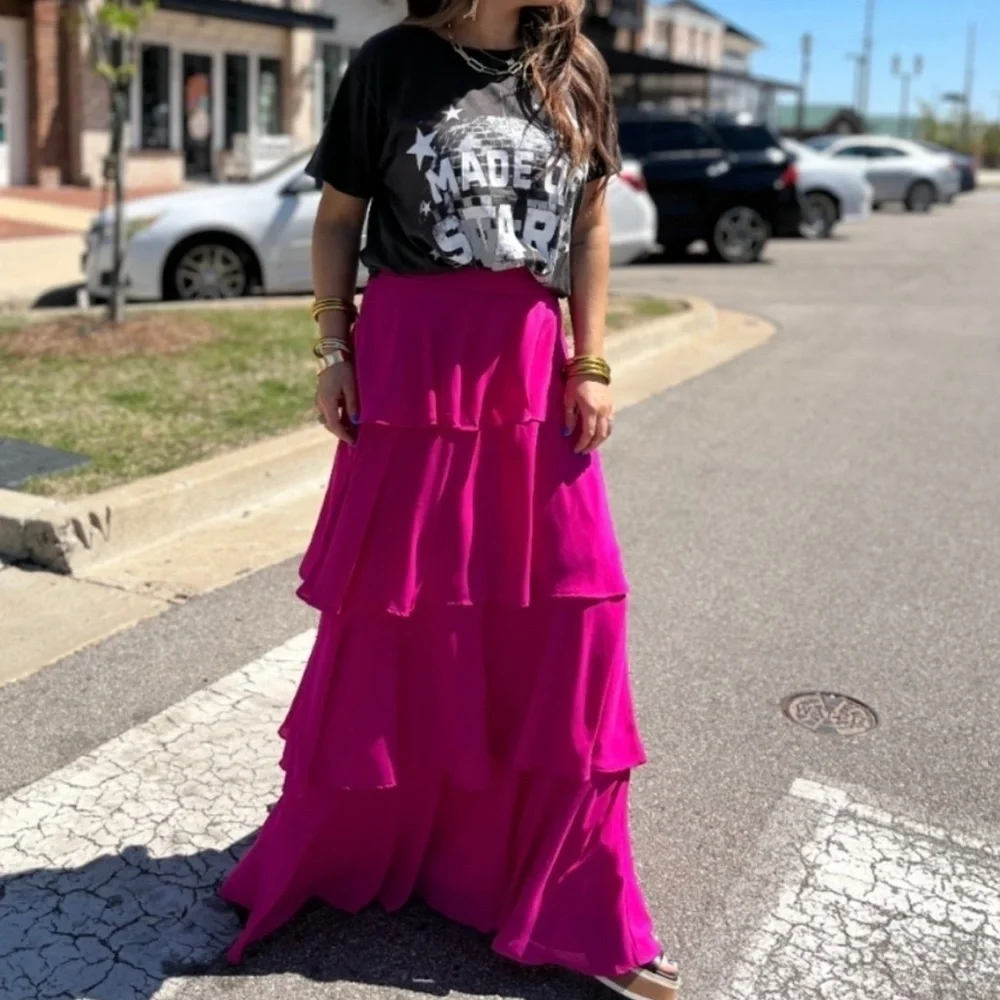 Show Me Your Mumu Katrina Swing Skirt Bright size S